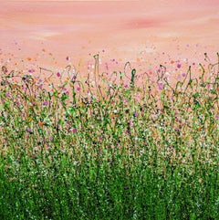 Peaches & Cream Meadows Delight, Lucy Moore, art floral, art contemporain