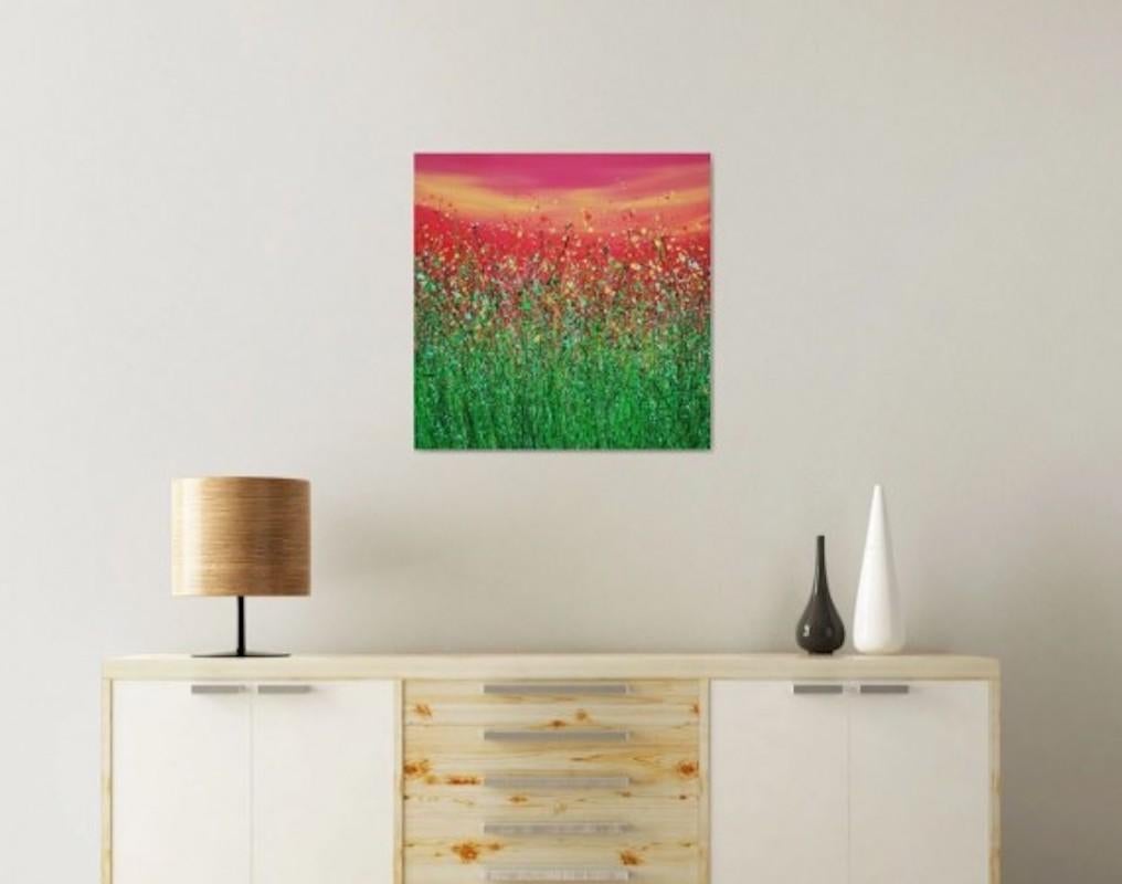 Original
Acrylic on canvas
Image size: H:60 cm x W:60 cm
Complete Size of Unframed Work: H:60 cm x W:60 cm x D:1.5cm
Sold Unframed
Please note that insitu images are purely an indication of how a piece may look

Red Sky At Night #7 - Using Red and