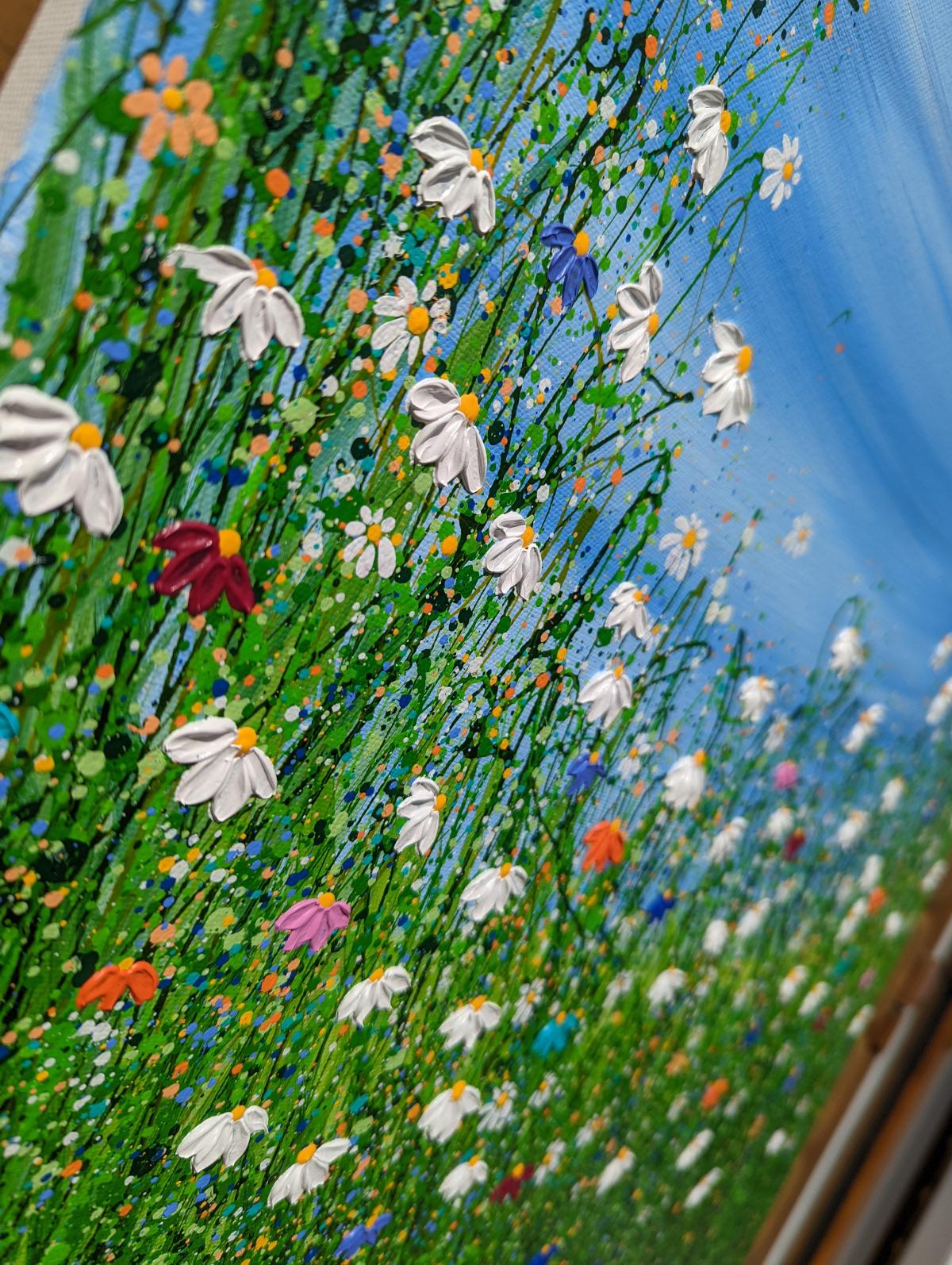 Giardino Segreto #4 - Painting Contemporaneo di Lucy Moore