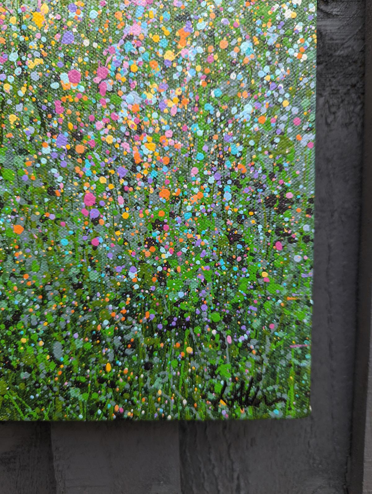Serene Light Meadows, Bright Floral Landscapes Paintings, Flower Artwork For Sale 1