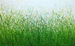 Serenity Meadow #3, Painting, Acrylic on Canvas