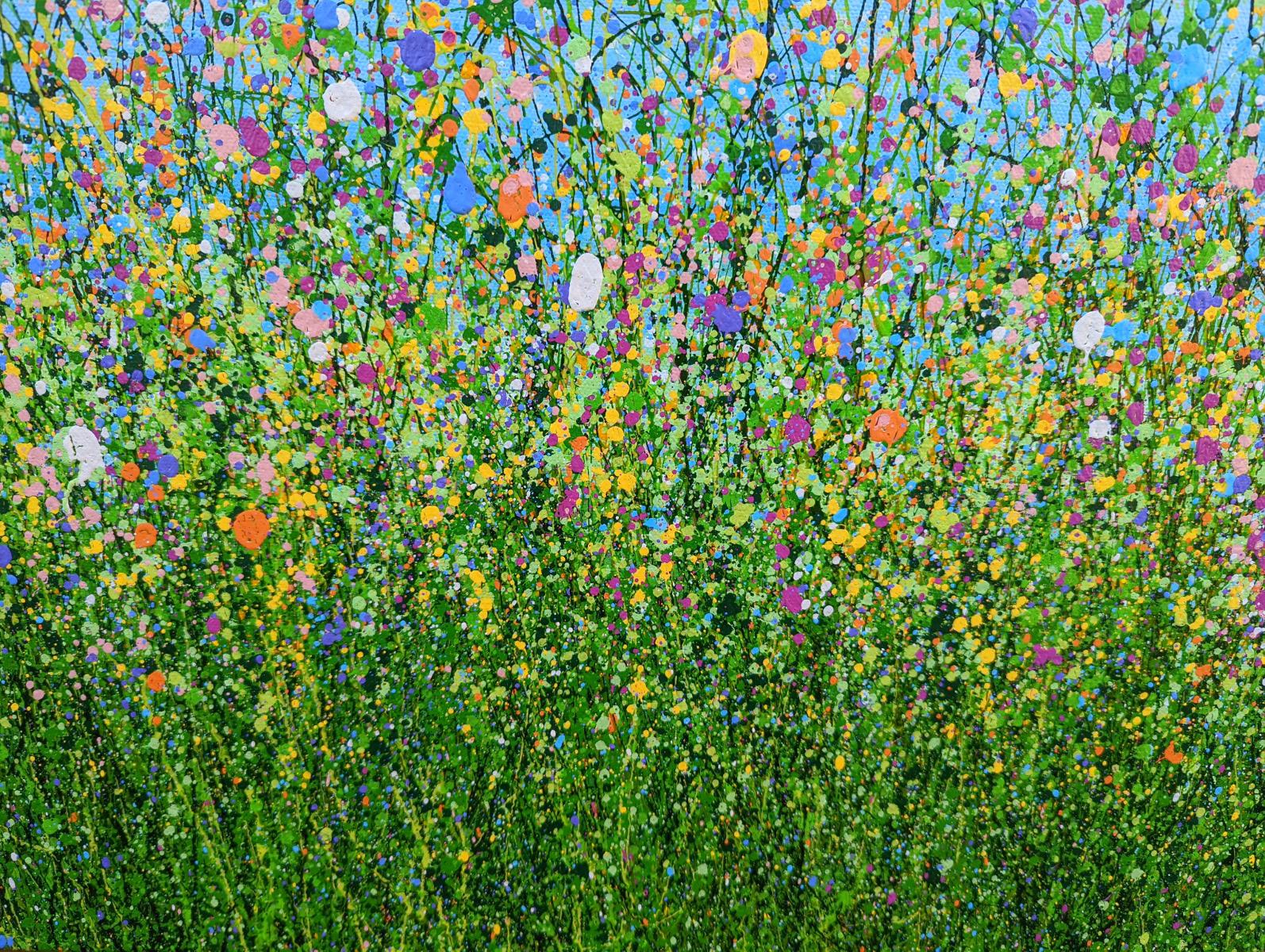 Primavera all'orizzonte #2 - Painting Astratto di Lucy Moore