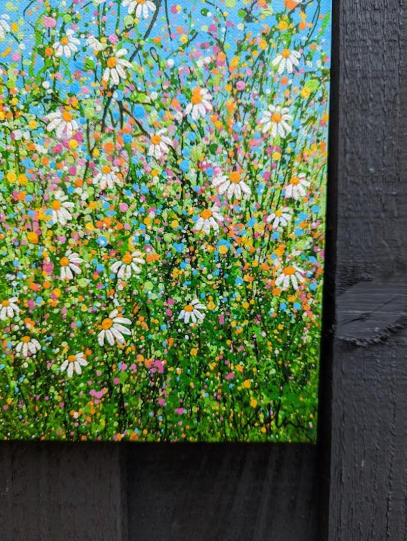 Entrez dans le printemps, peinture originale, art abstrait, art abordable, paysage - Painting de Lucy Moore