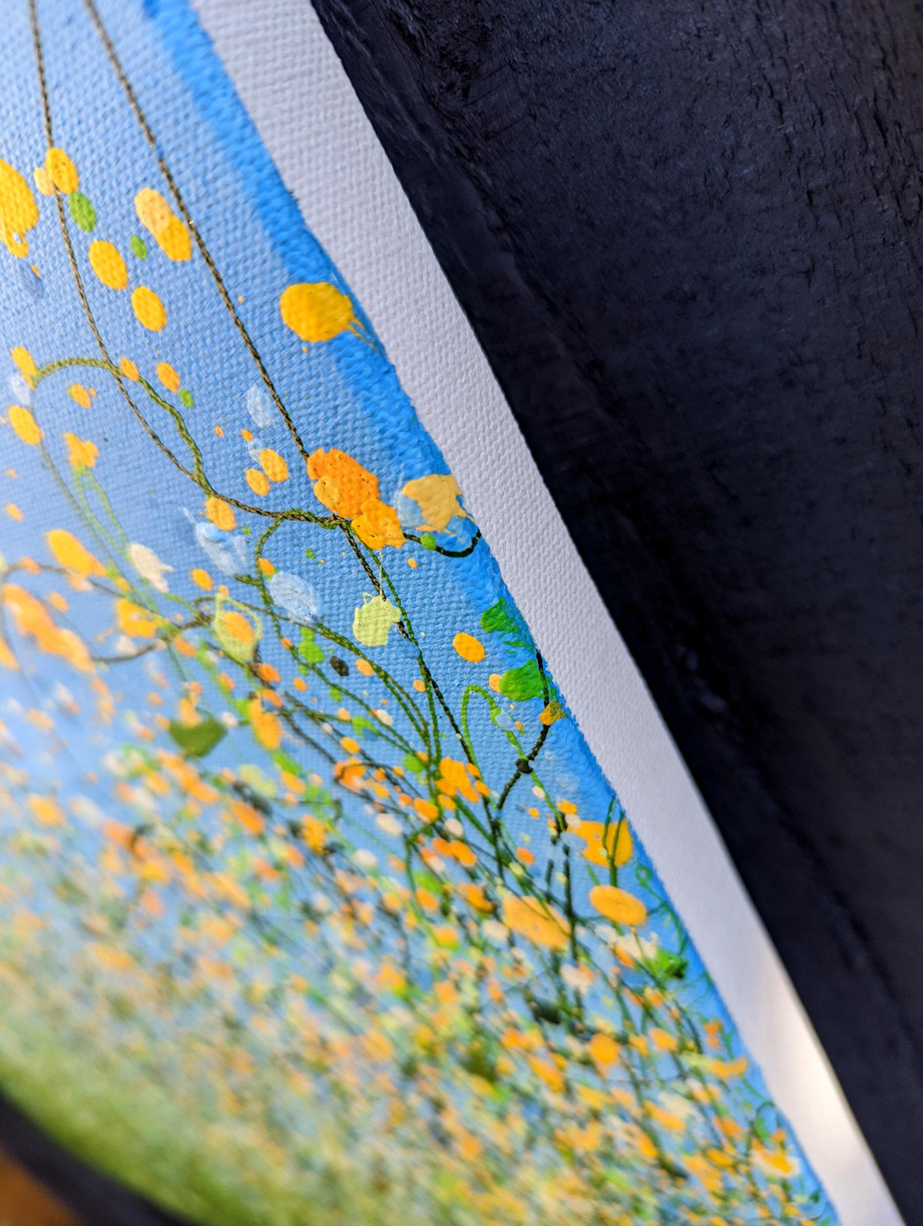 Sunny Side Up #3, Abstraktes expressionistisches Landschaftsgemälde, Meadow Painting im Angebot 1
