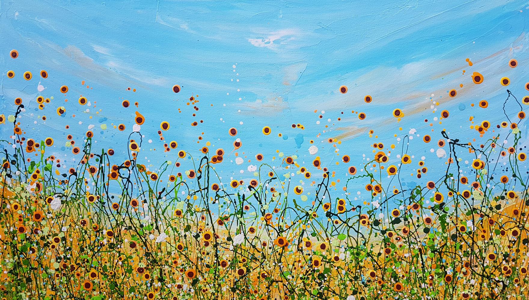 Sunshine Meadow - Painting by Lucy Moore