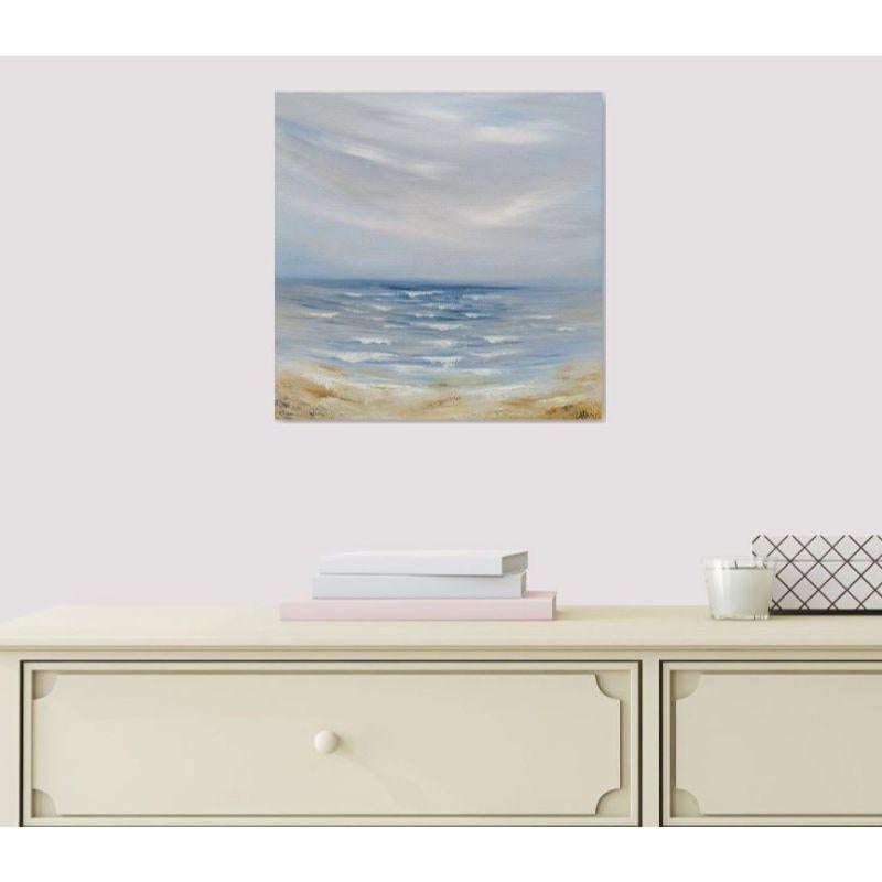 The Calm Before The Storm #3 with Acrylic on Canvas, Painting by Lucy Moore For Sale 1