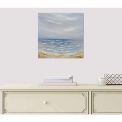 The Calm Before The Storm #3 with Acrylic on Canvas, Painting by Lucy Moore