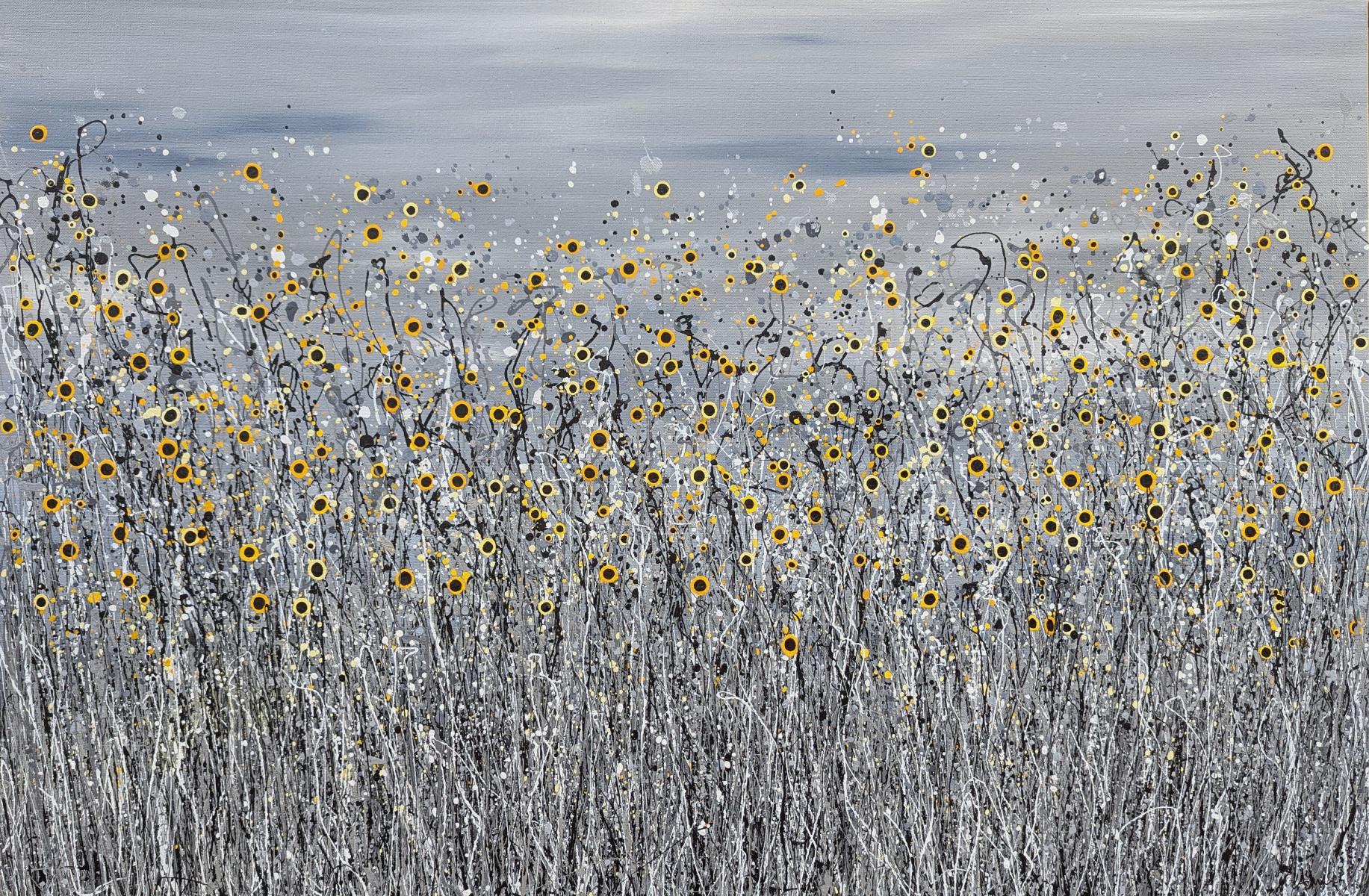 The Sun Will Come Out..., peinture originale, paysage, contemporaine - Painting de Lucy Moore