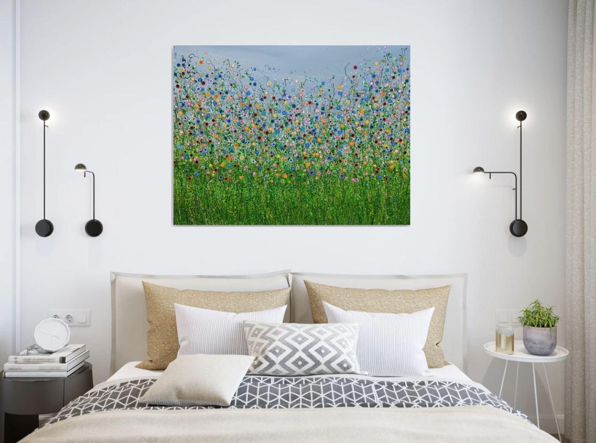 Thriving Amongst The Chaos, Originalgemälde, Landschaft, zeitgenössisch im Angebot 5