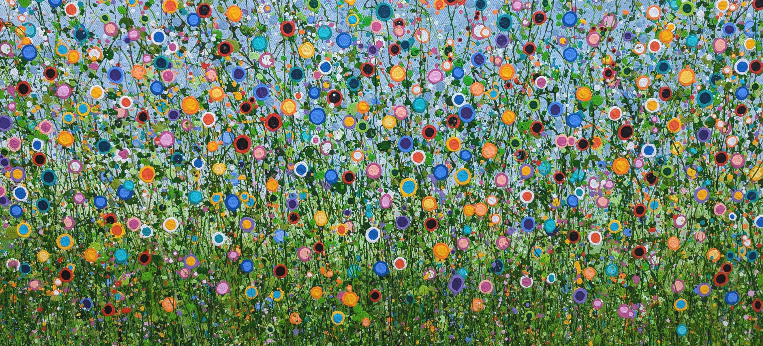 Thriving Amongst The Chaos, Originalgemälde, Landschaft, zeitgenössisch im Angebot 1