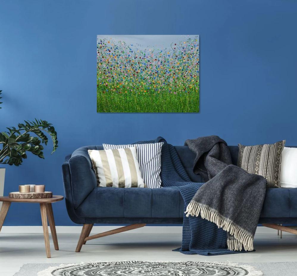 Thriving Amongst The Chaos, Originalgemälde, Landschaft, zeitgenössisch im Angebot 3