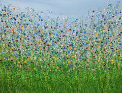 Thriving Amongst The Chaos, original painting, landscape, contemporary
