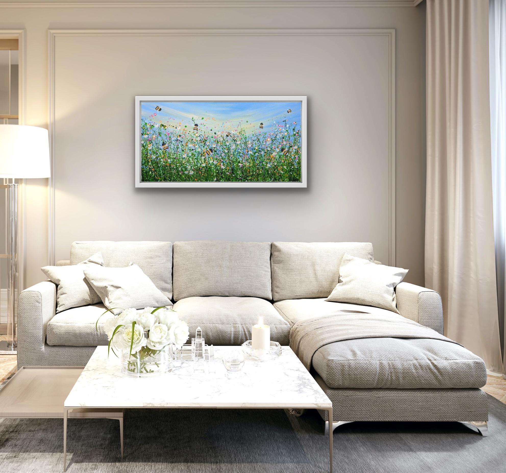 To Bee Wild and Free #5, quadro astratto sulla natura, opera d'arte contemporanea originale 2