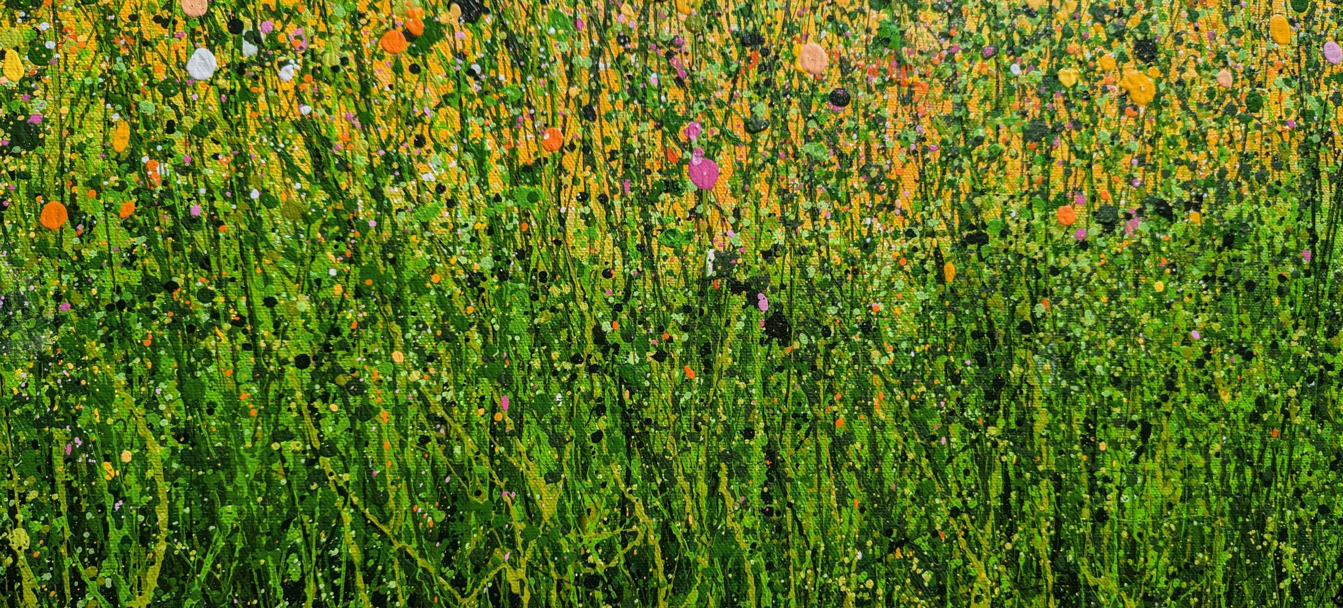 Tropical Crush Meadow #9, original painting, landscape, contemporary For Sale 4