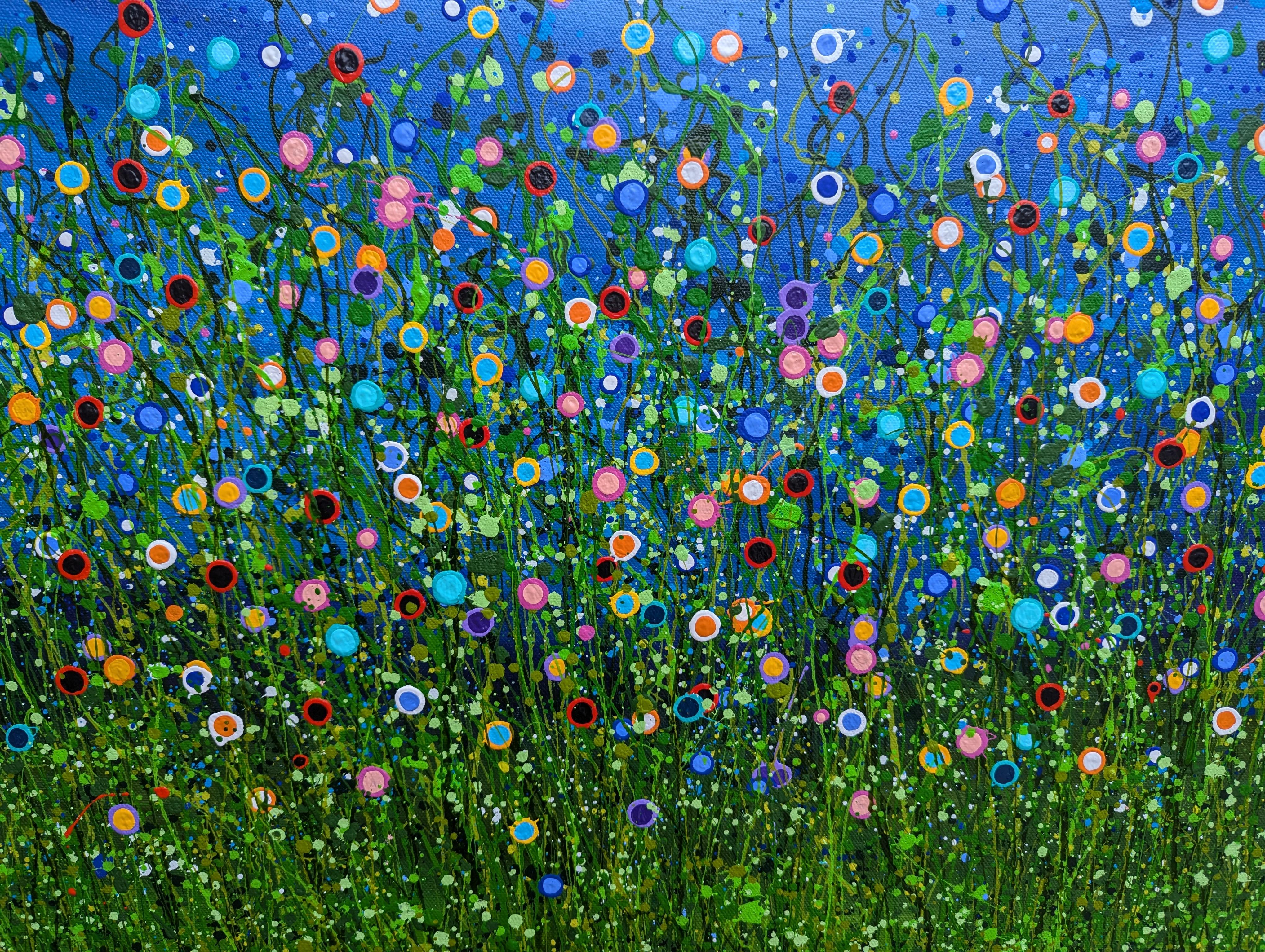 Twilight Symphony, original painting, landscape, contemporary - Contemporary Painting by Lucy Moore