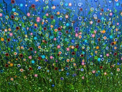 Sinfonía crepuscular, pintura original, paisaje, contemporáneo