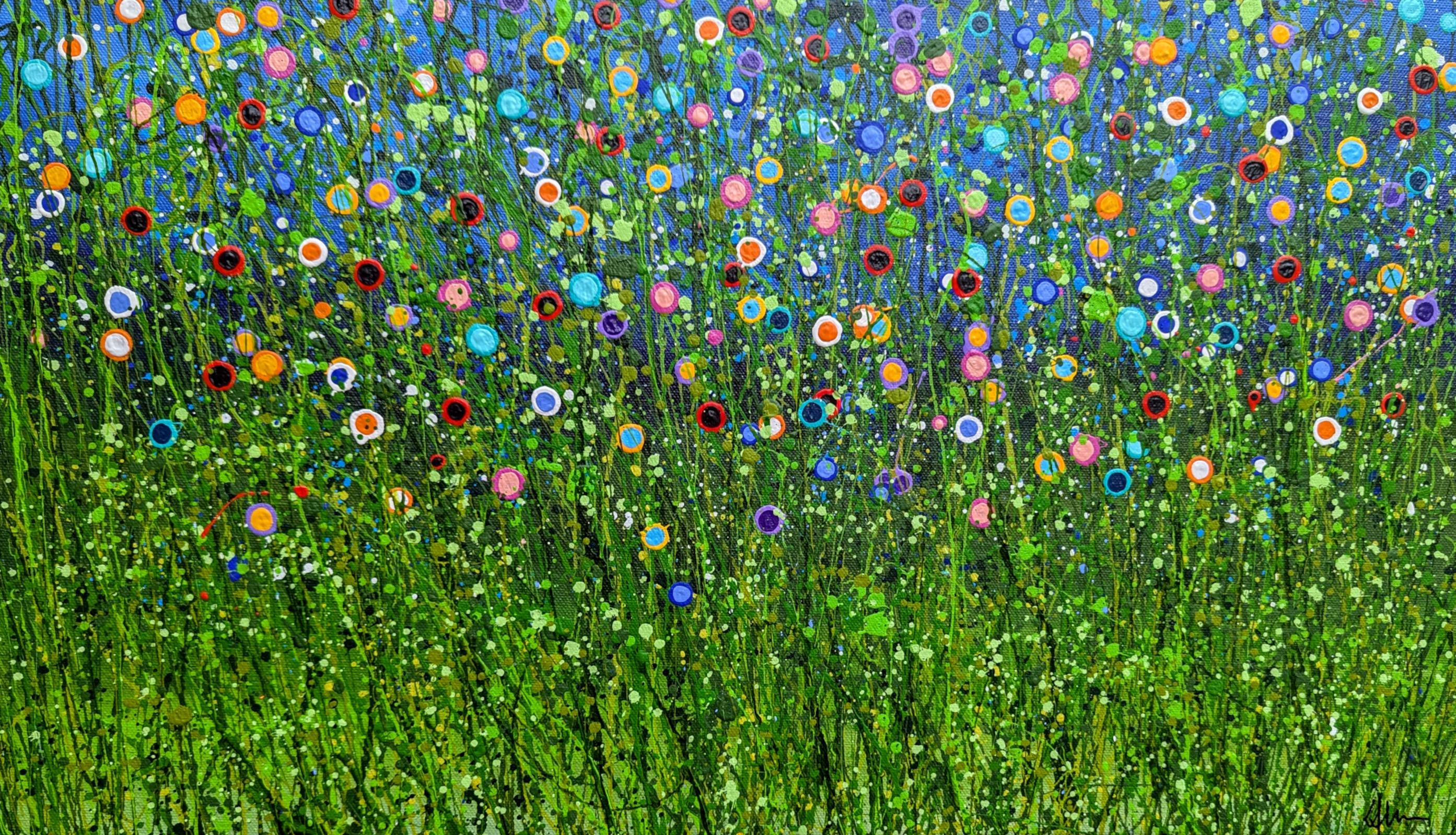 Twilight Symphony, original painting, landscape, contemporary For Sale 1