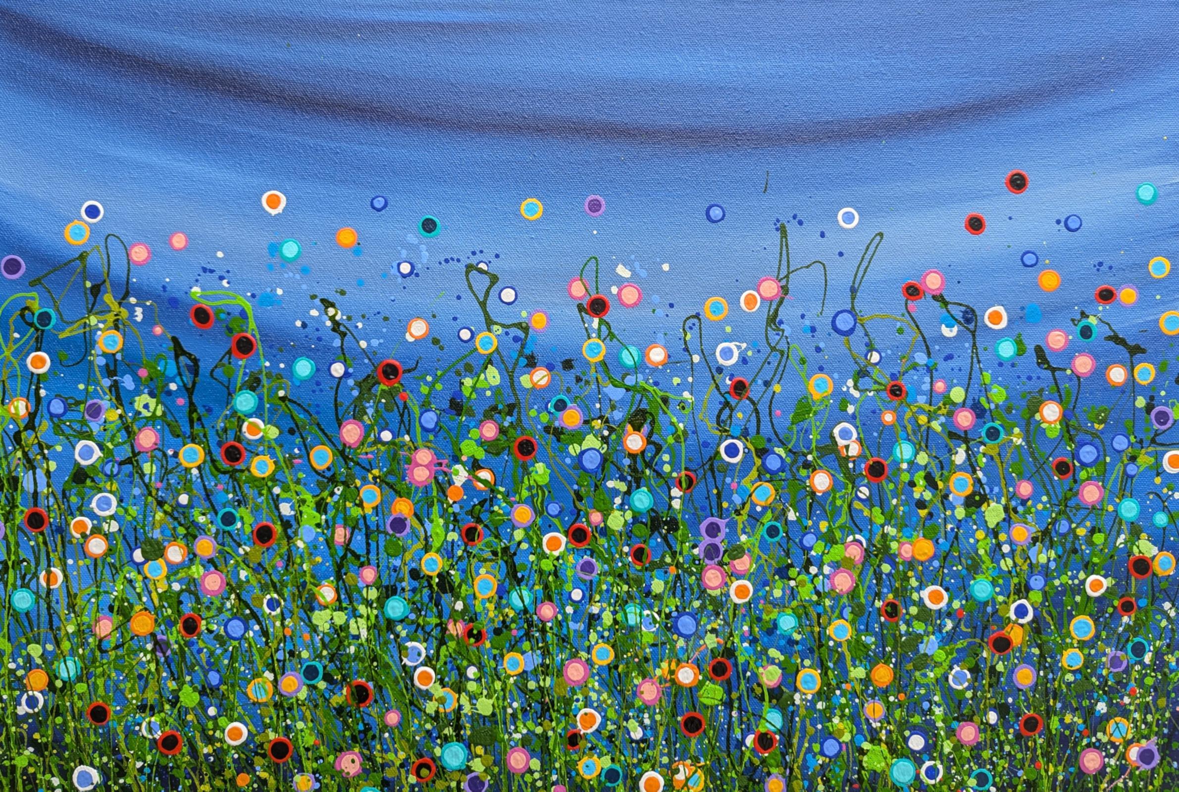 Twilight Symphony, original painting, landscape, contemporary For Sale 4