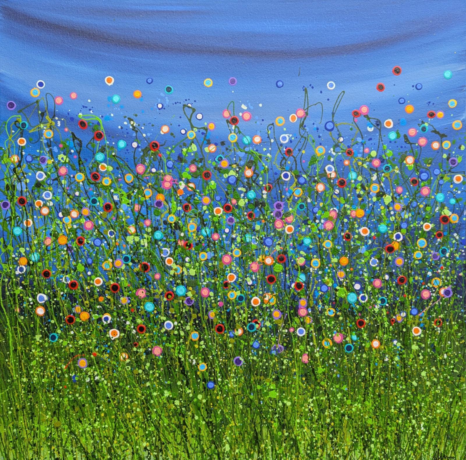 Twilight Symphony, original painting, landscape, contemporary - Painting by Lucy Moore