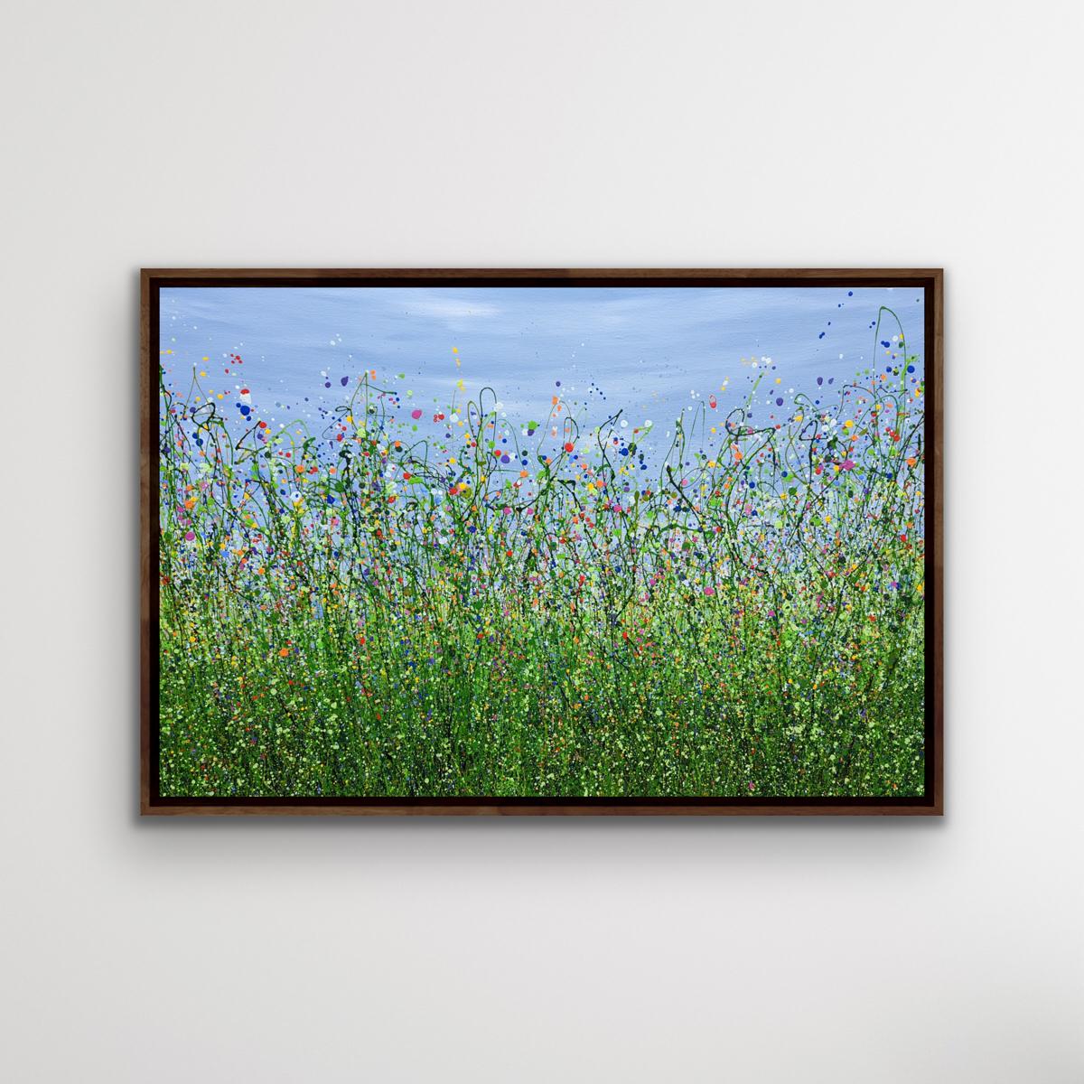 Walking Back to Happiness #3, Lucy Moore, Floral painting, Wildflowers art  For Sale 2