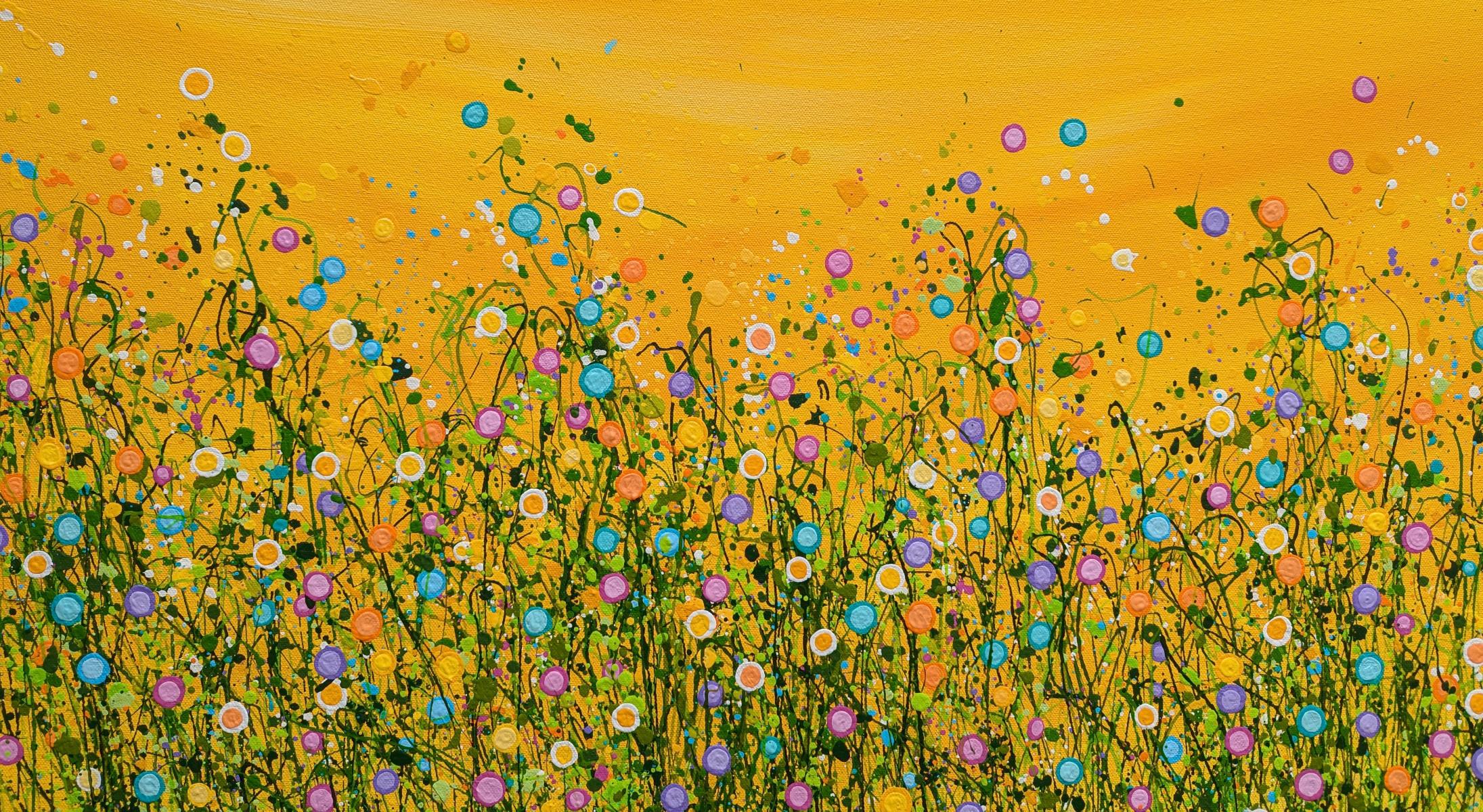 What Dreams May Come n°4 - Marron Abstract Painting par Lucy Moore