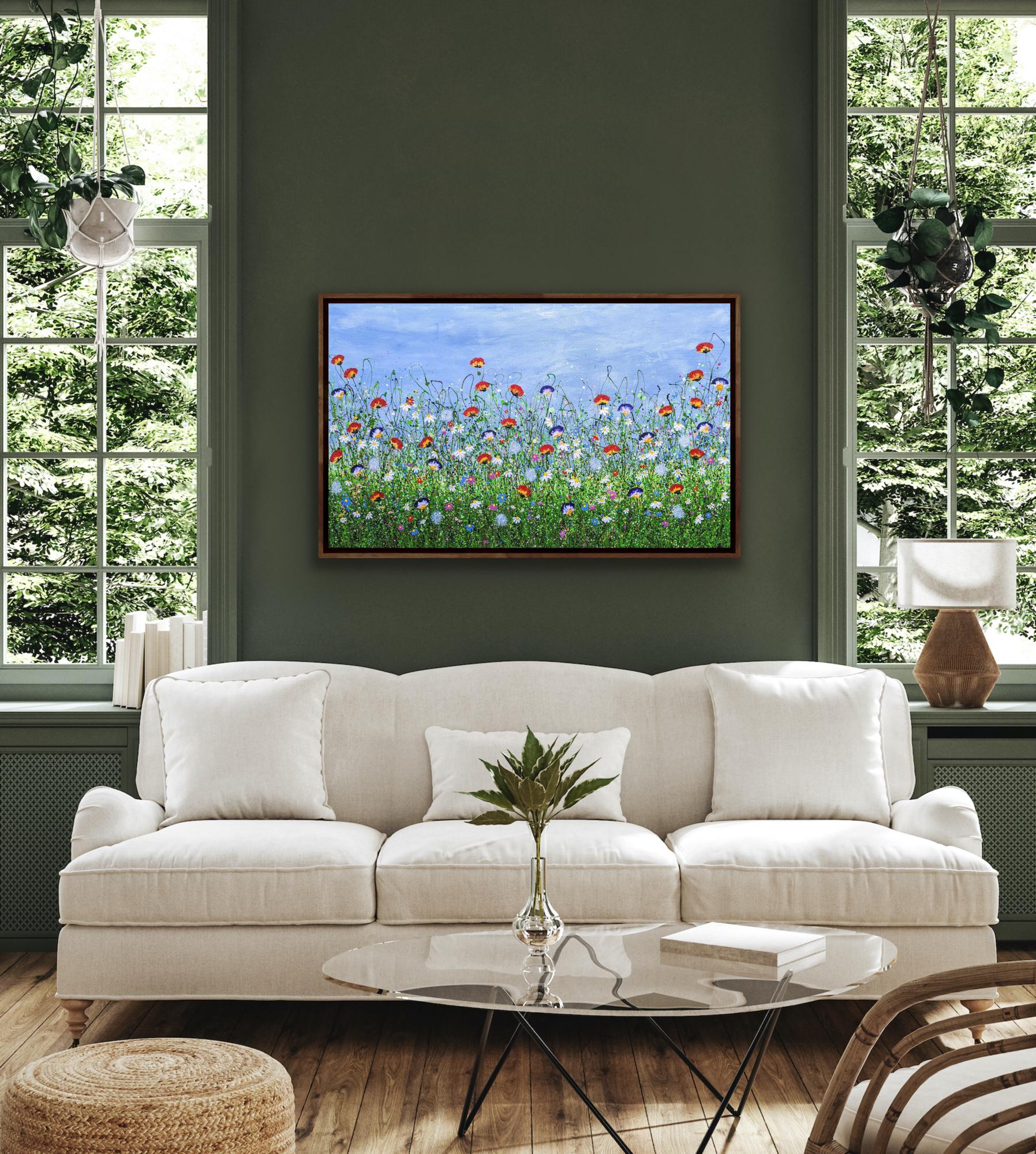 Where Wild Meadows Whisper #3 by Lucy Moore, Floral art, Wildflower art [2022] For Sale 1