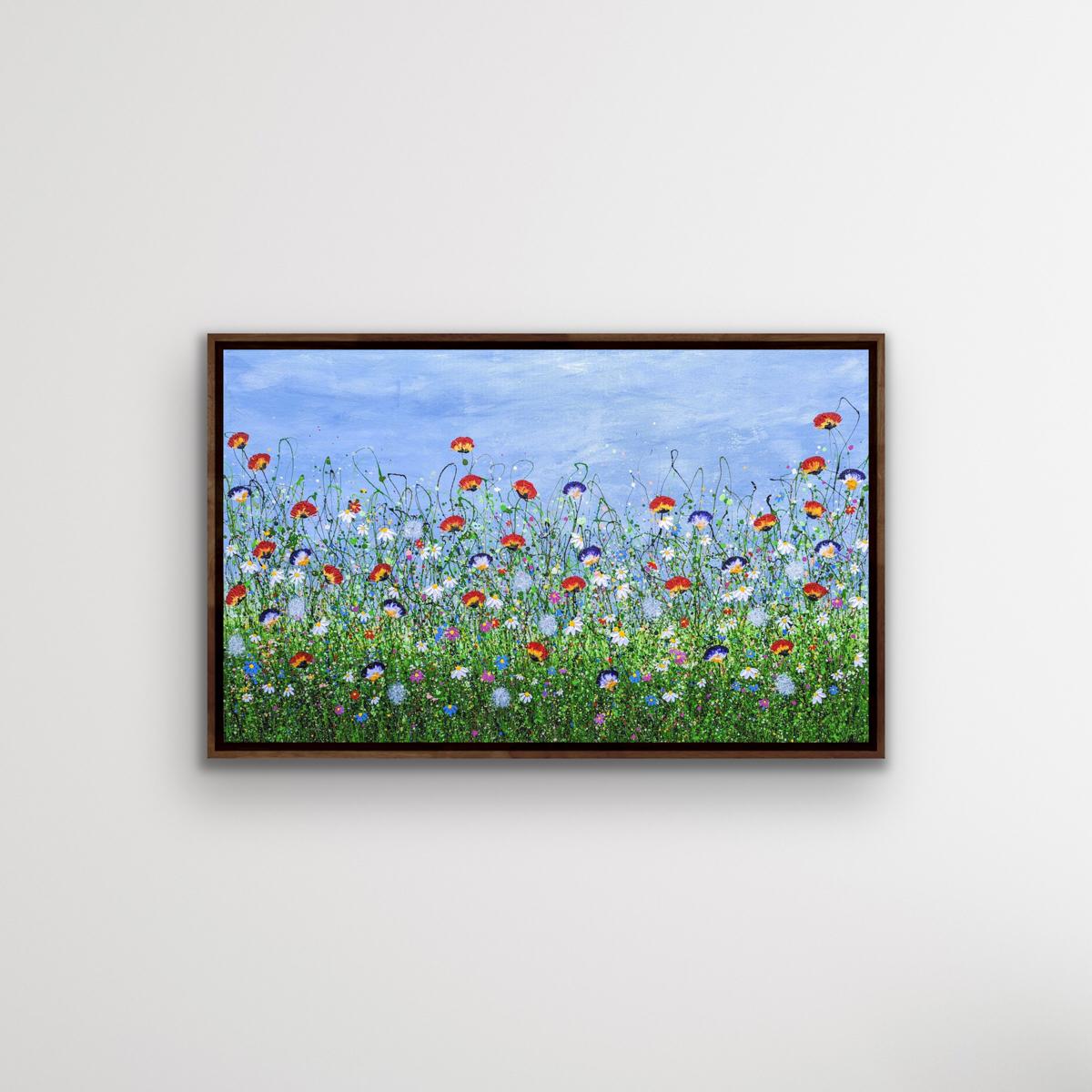 Where Wild Meadows Whisper #3 by Lucy Moore, Floral art, Wildflower art [2022] For Sale 2