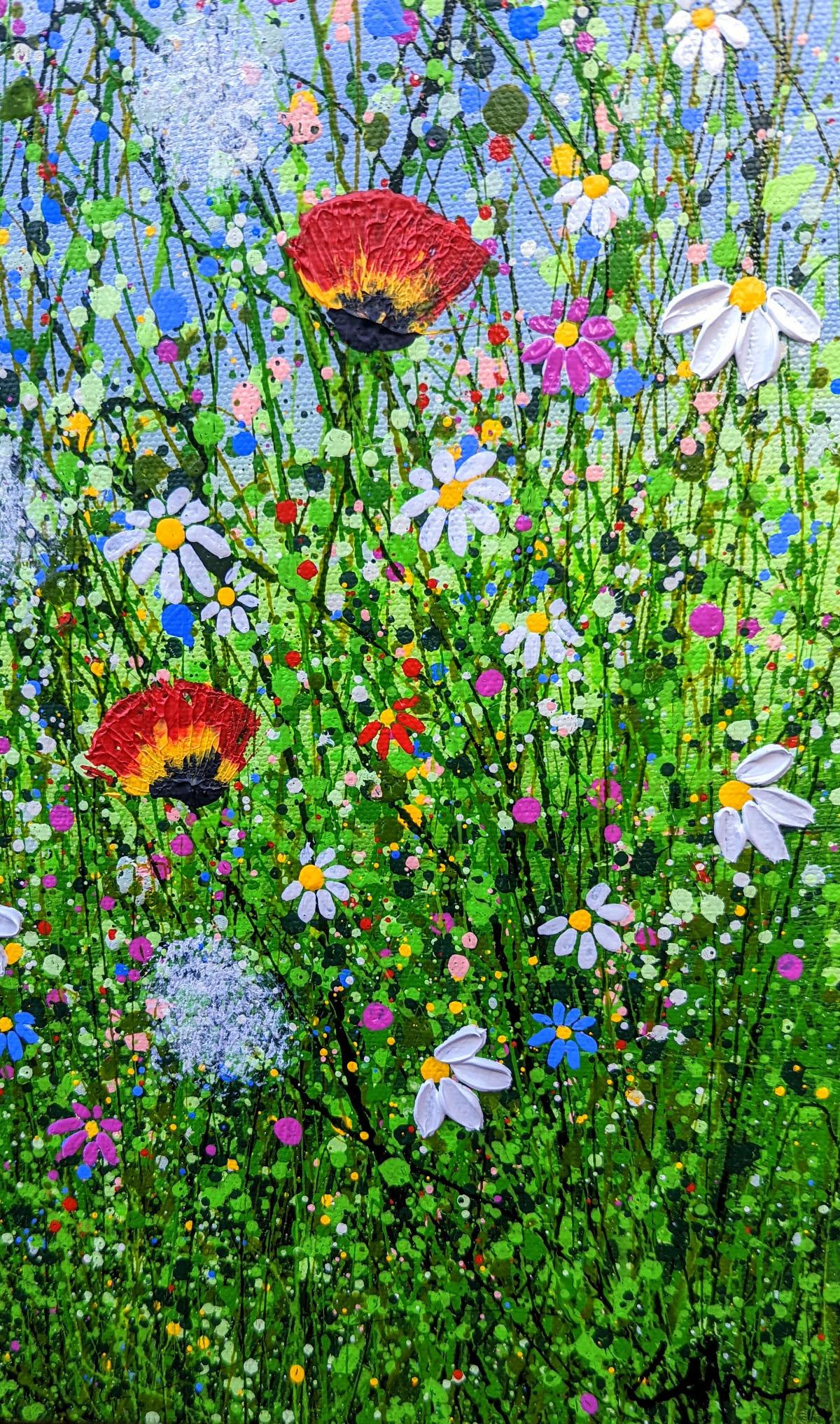 Where Wild Meadows Whisper #3 by Lucy Moore, Floral art, Wildflower art [2022] For Sale 4