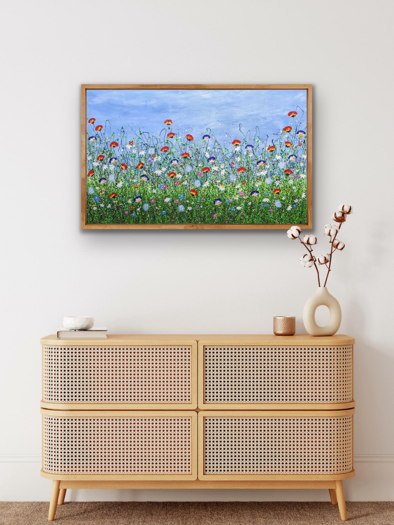 Where Wild Meadows Whisper #3 by Lucy Moore, Floral art, Wildflower art [2022] For Sale 6