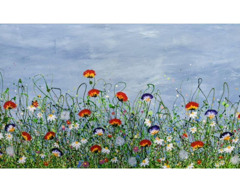 Where Wild Meadows Whisper #3, Lucy Moore, Landscape Painting, Contemporary Art For Sale 2