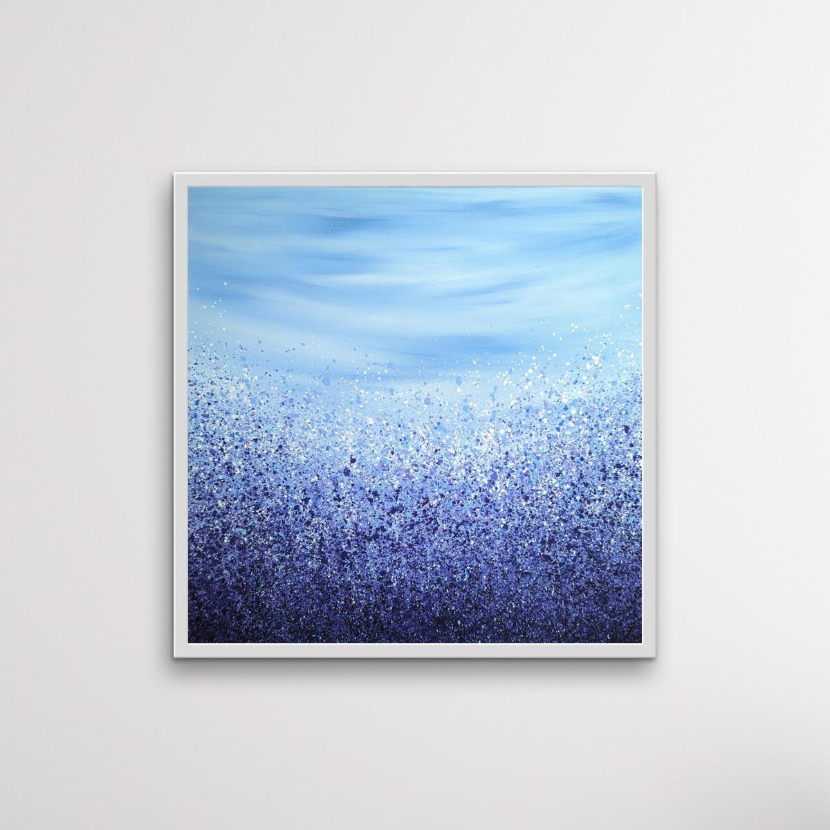 Wild Amethyst Radiance – By Lucy Moore [2022]
original and hand signed by the artist 
Acrylic on canvas
Image size: H:60 cm x W:60 cm
Complete Size of Unframed Work: H:60 cm x W:60 cm x D:1.5cm
Sold Unframed
Please note that insitu images are purely