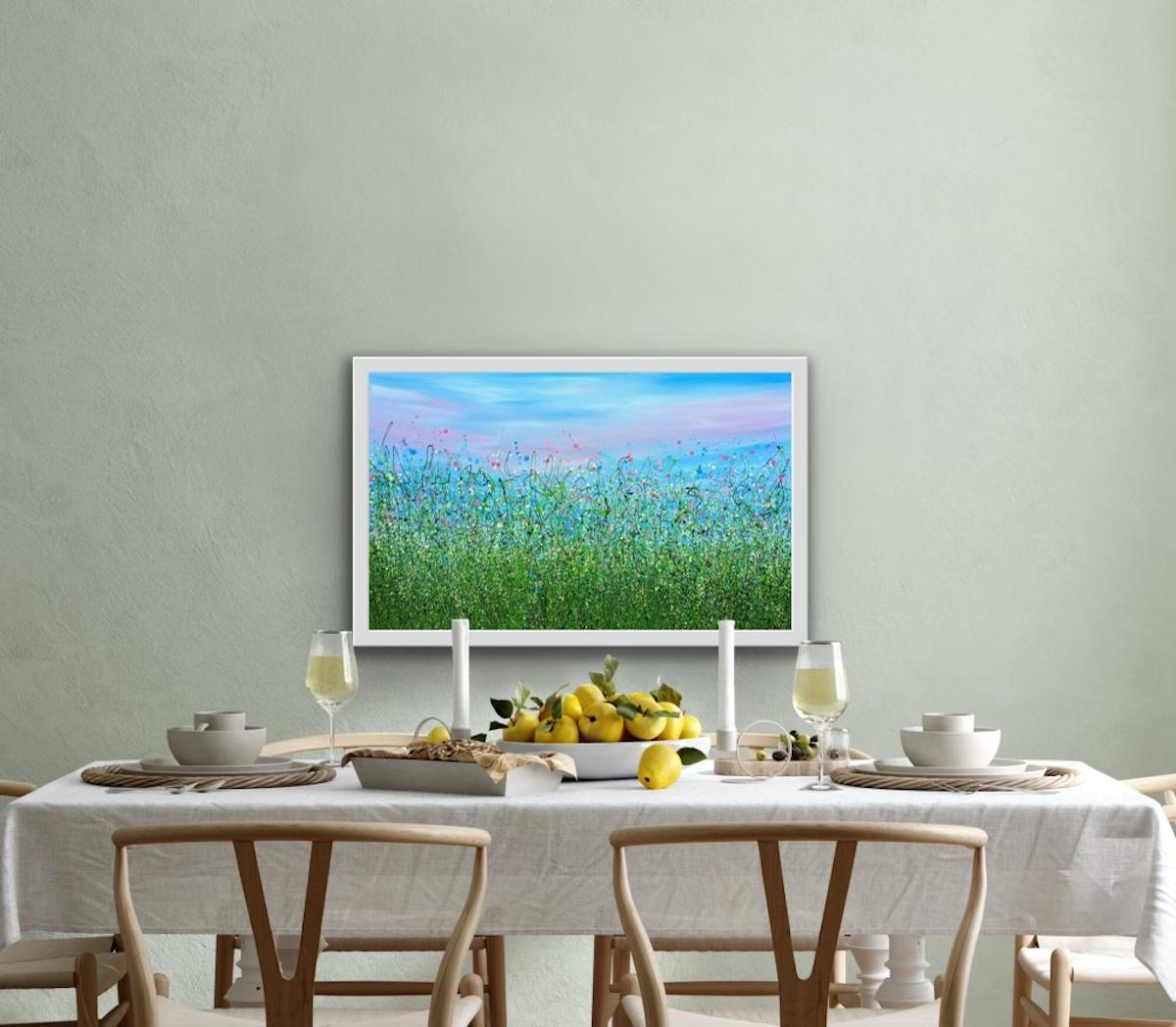Wild & Free – Enchanted Meadows #4 by Lucy Moore, Landscape Painting, Floral  For Sale 5