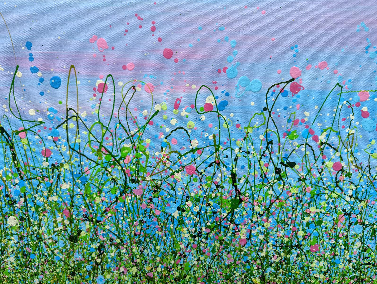 Wild & Free Enchanted Meadows #4 von Lucy Moore, Landschaftsgemälde, geblümt  im Angebot 6
