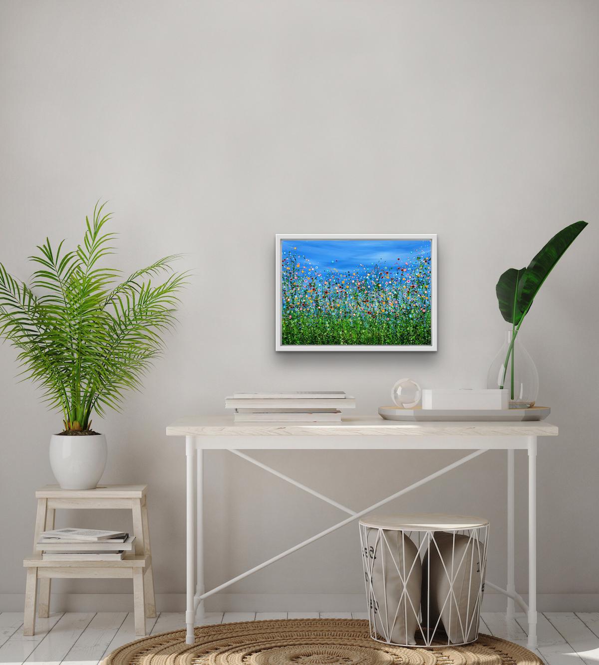 Prados silvestres #17 de Lucy Moore, Naturaleza, Paisaje, Arte floral en venta 5