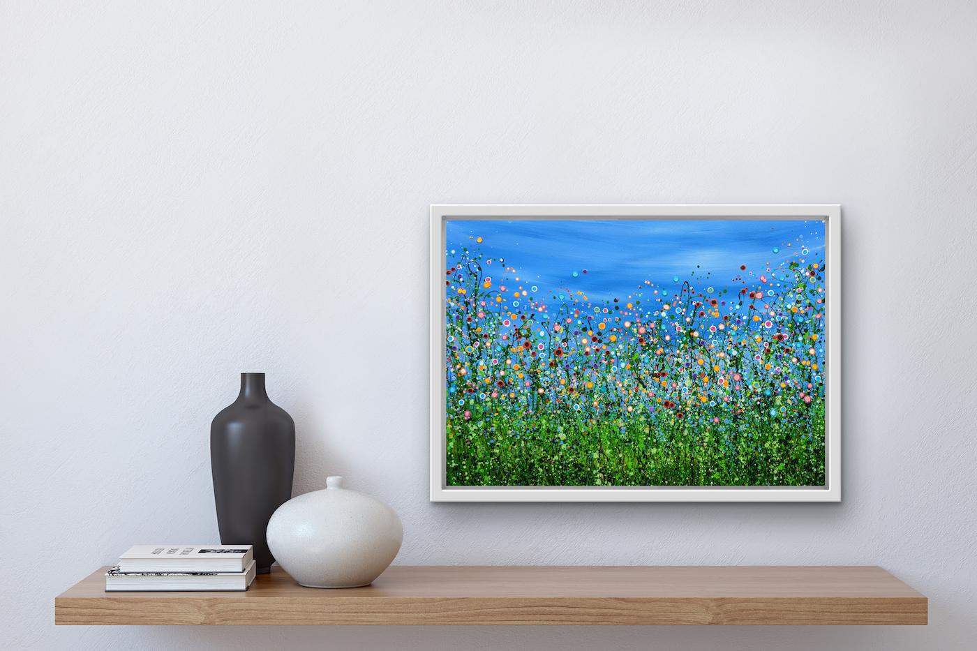 Prados silvestres #17 de Lucy Moore, Naturaleza, Paisaje, Arte floral en venta 6