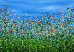 Wild Popping Meadows #17 by Lucy Moore, Nature, Landscape, Floral art