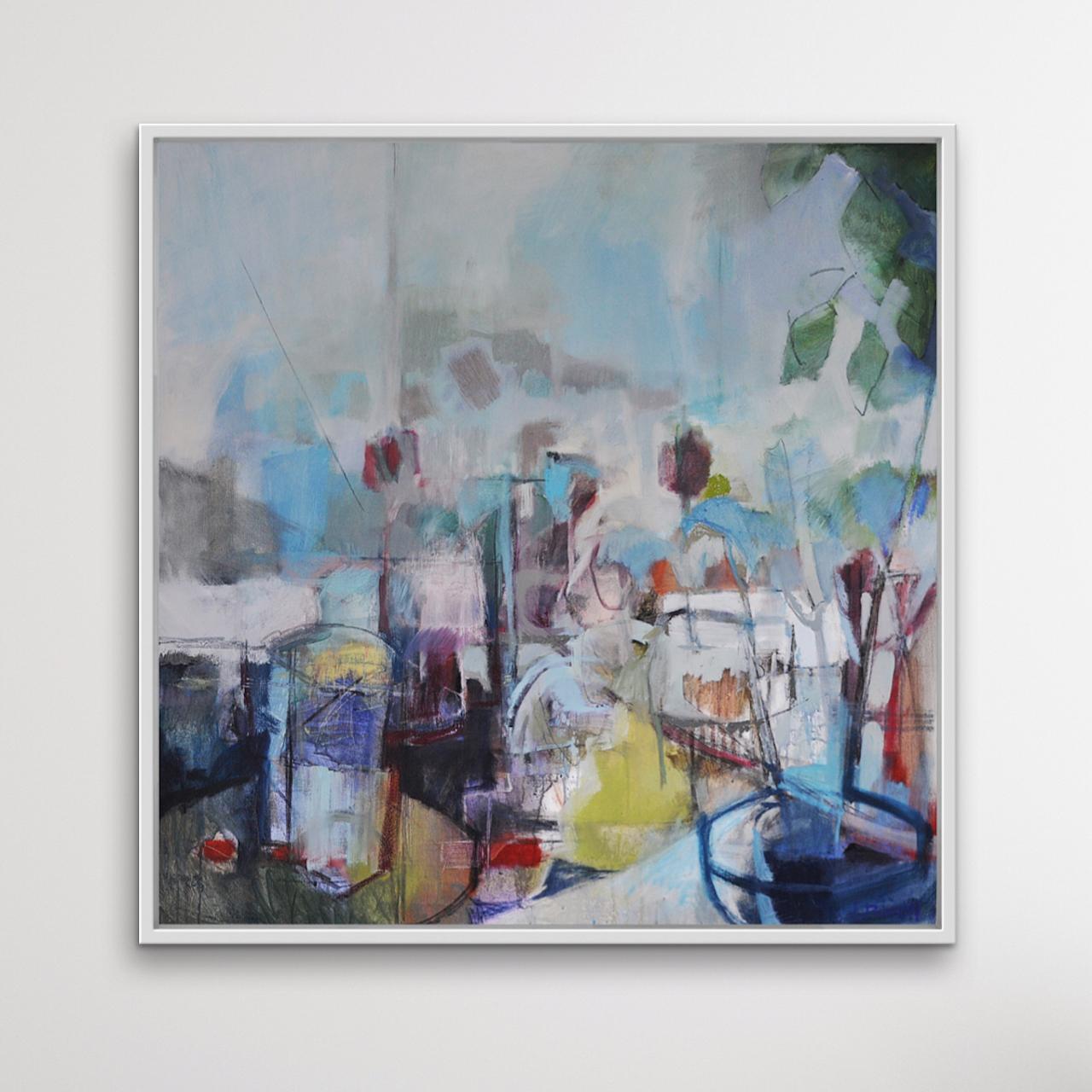 Ice Blue is an original painting by Lucy Powell. Lucy’s unique style effortlessly blends impressionism with cubism and the bold colours that she uses make a big statement.

Lucy Powell, painter, is available for sale online and in our art gallery at