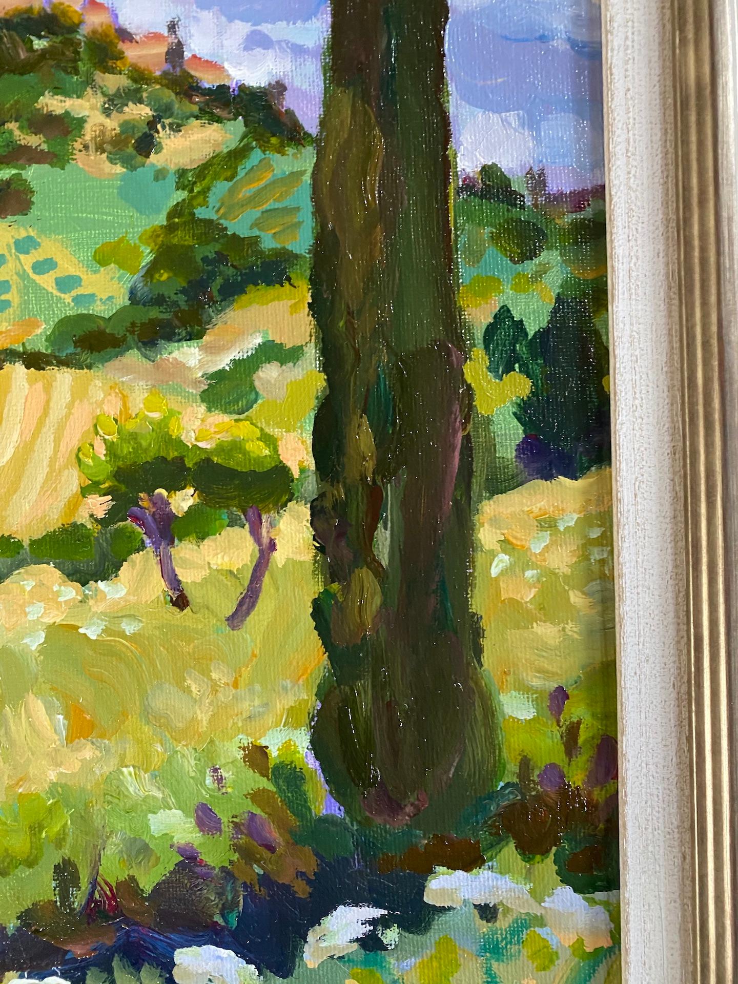 Lucy Pratt, Casole D’elsa III, Original Landscape Painting, Countryside Art 3
