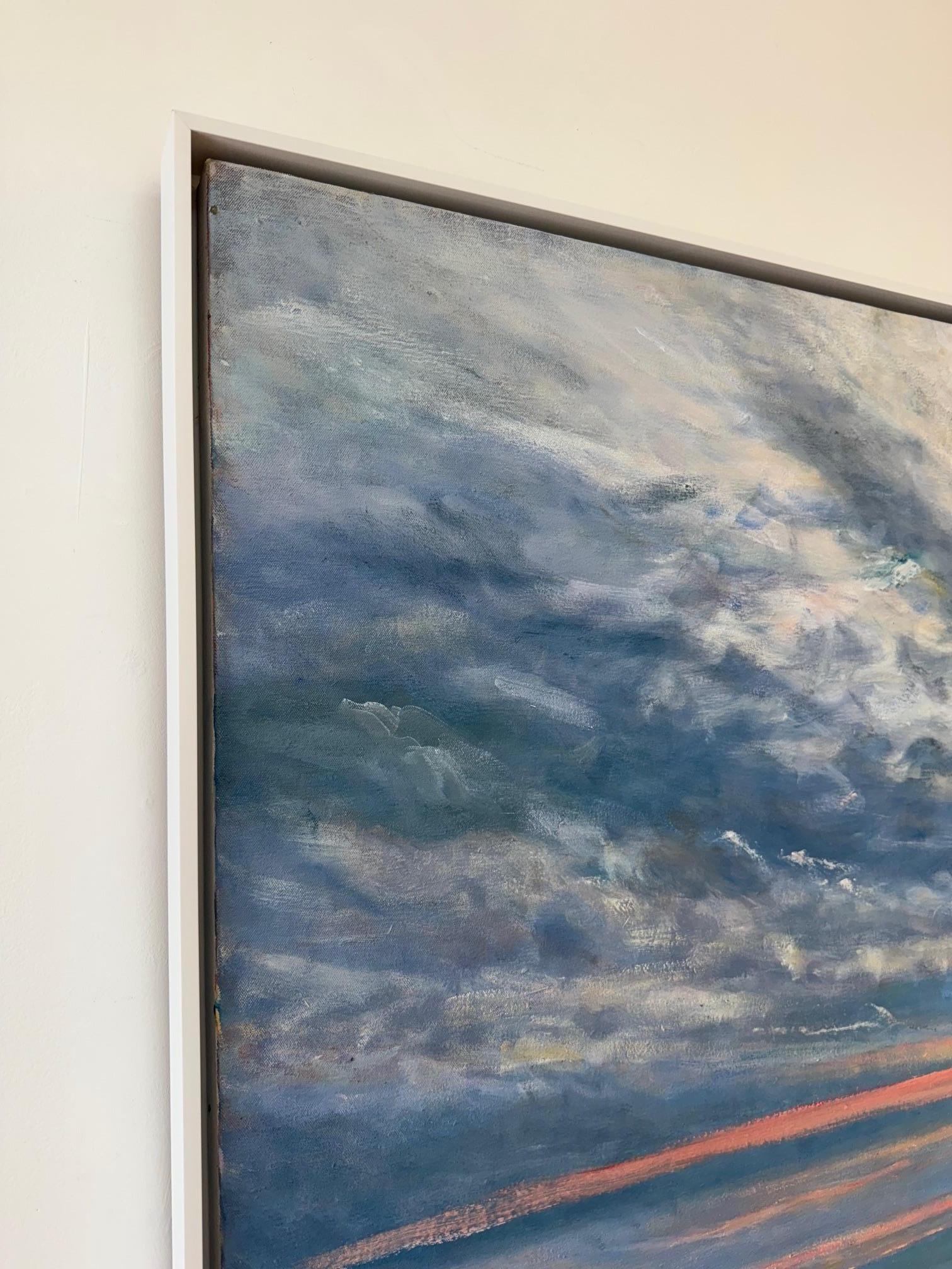 In her colorful and saturated oil paintings, Lucy Reitzfeld explores the relationships she’s always had with land and sea.
Born into an artistic theatrical family on the shoreline of Long island, New York, she painted and drew from an early age.