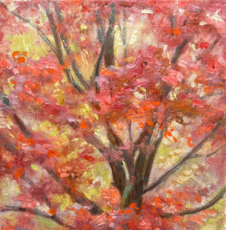 Still-Life Painting de Lucy Reitzfeld - Danza de la Hoja