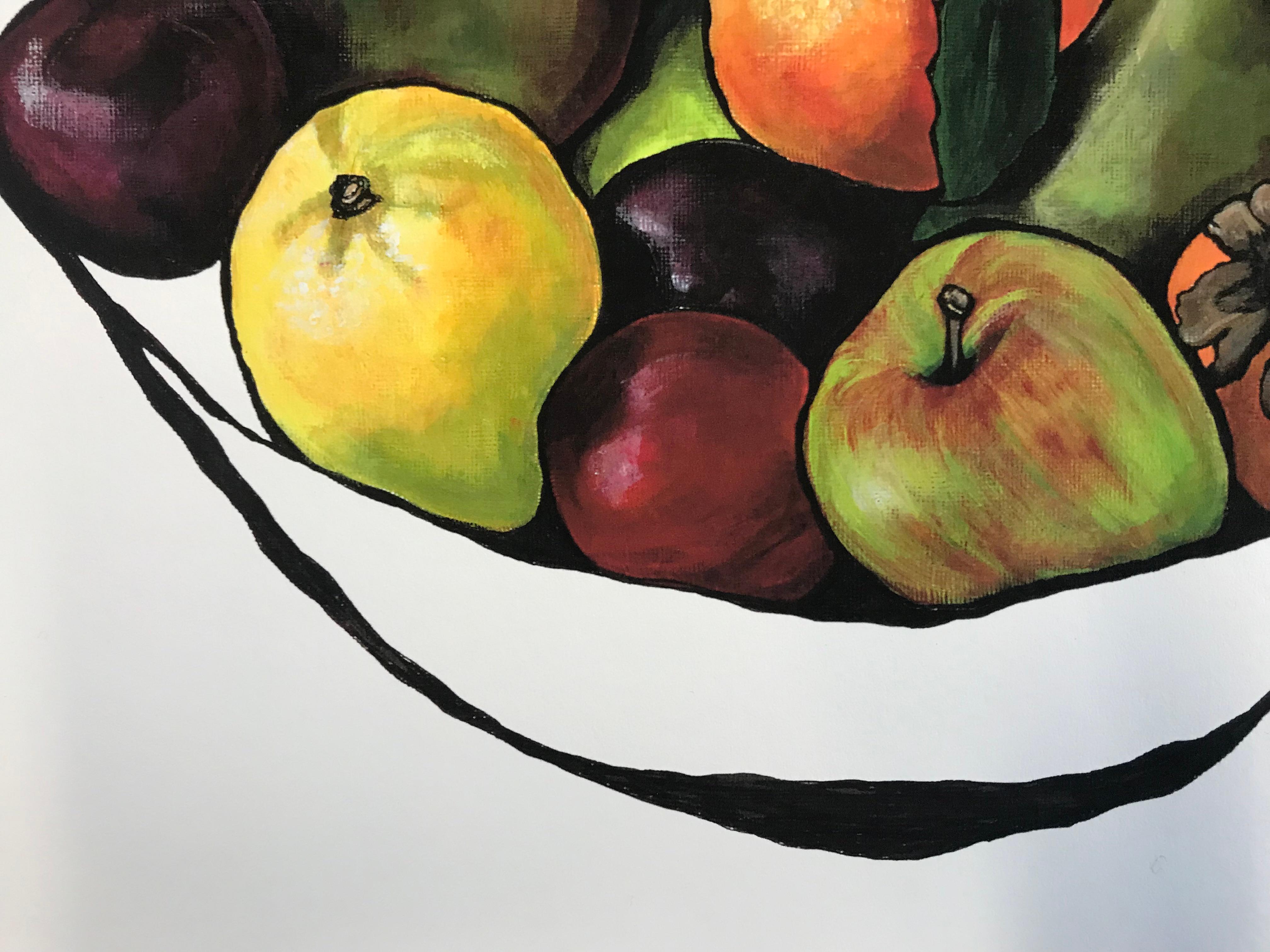 Abundance of Colour, Limited edition giclée print, Food art, Fruit, Bold colours For Sale 6