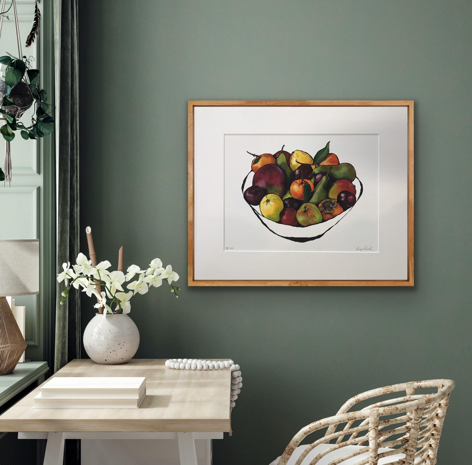 Abundancia de color, Impresión giclée en edición limitada, Arte alimentario, Fruta, Colores vivos en venta 8