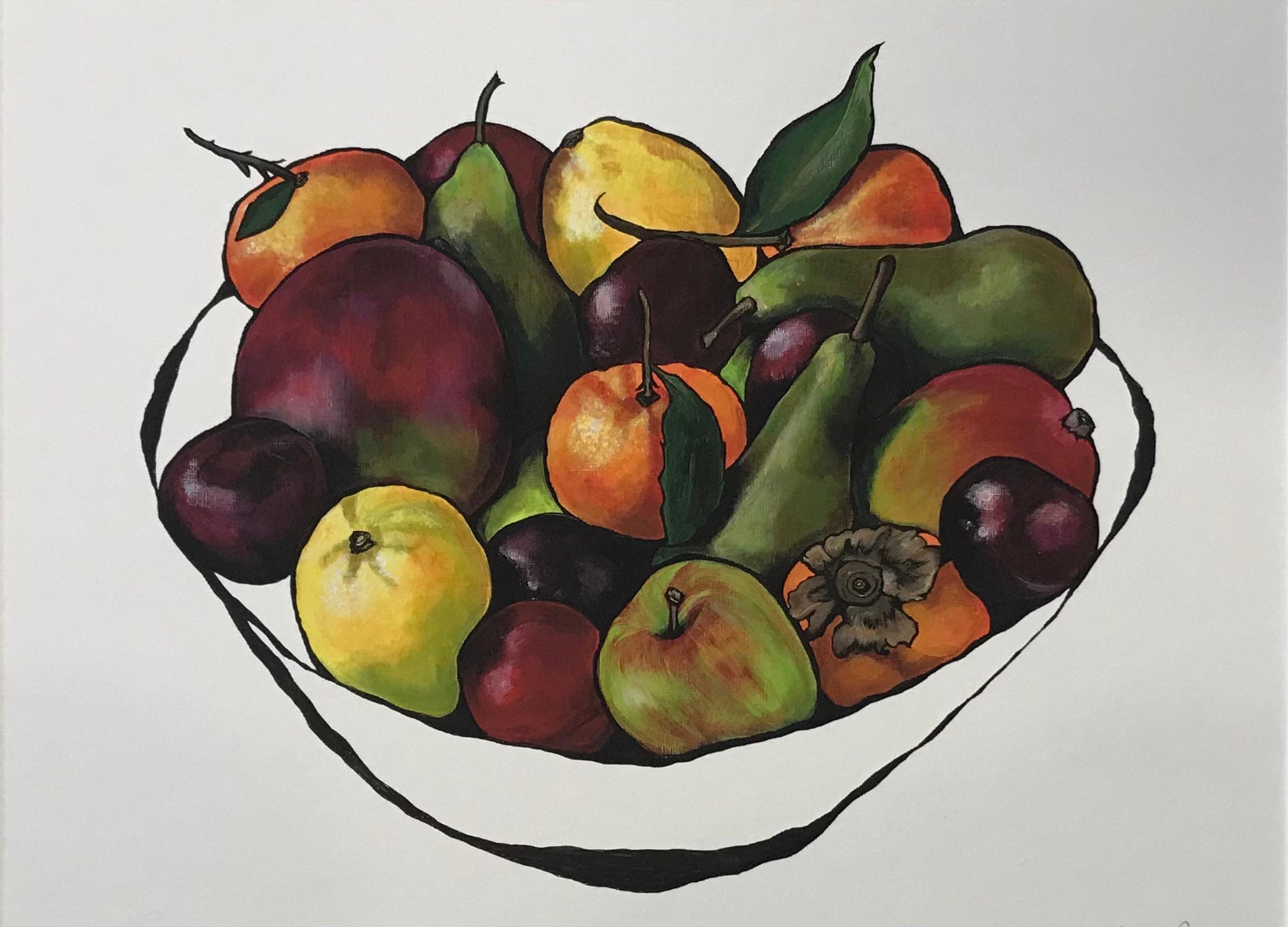 Abundance of Colour, Limited edition giclée print, Food art, Fruit, Bold colours For Sale 2