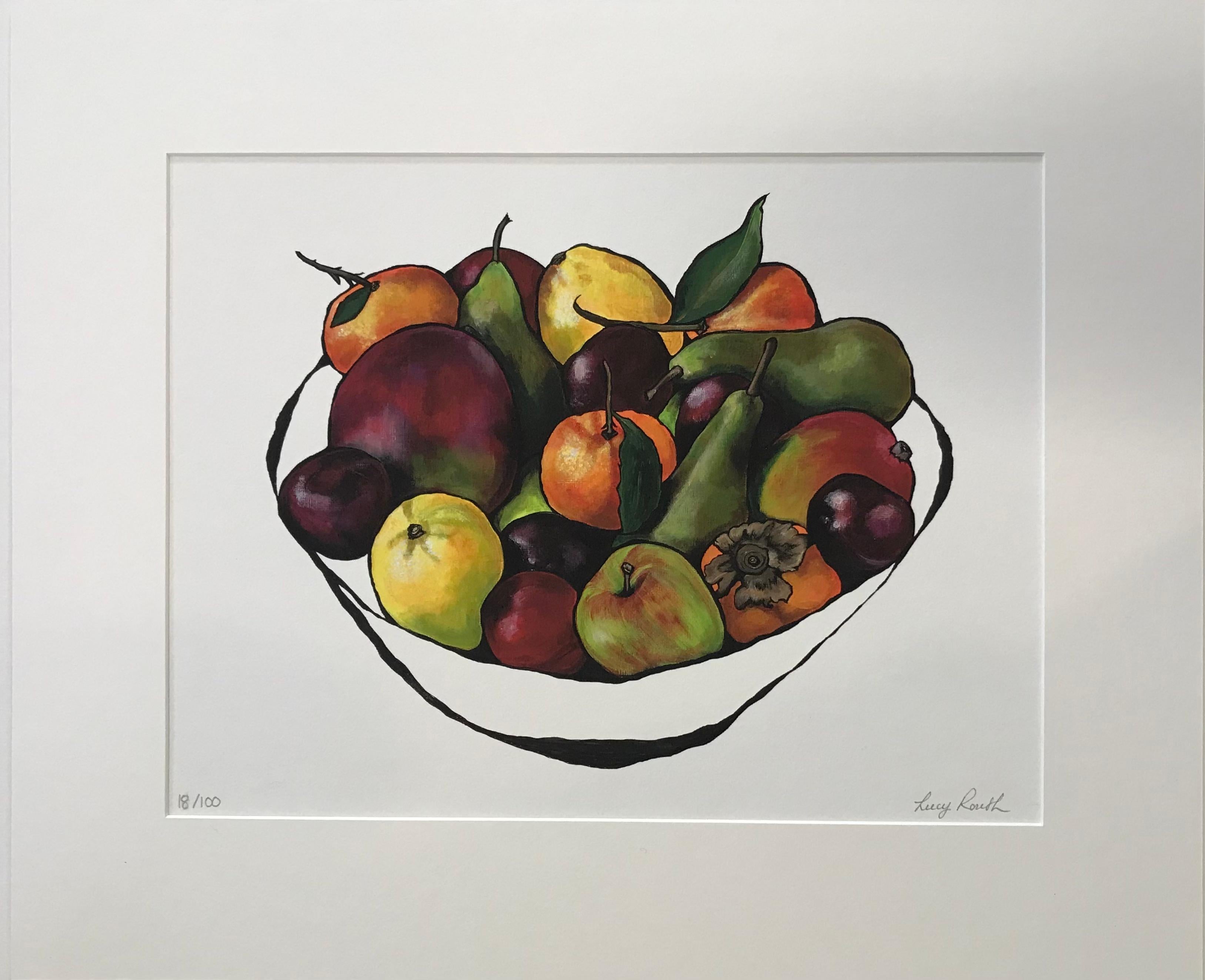 Abundance of Colour, Limited edition giclée print, Food art, Fruit, Bold colours For Sale 3