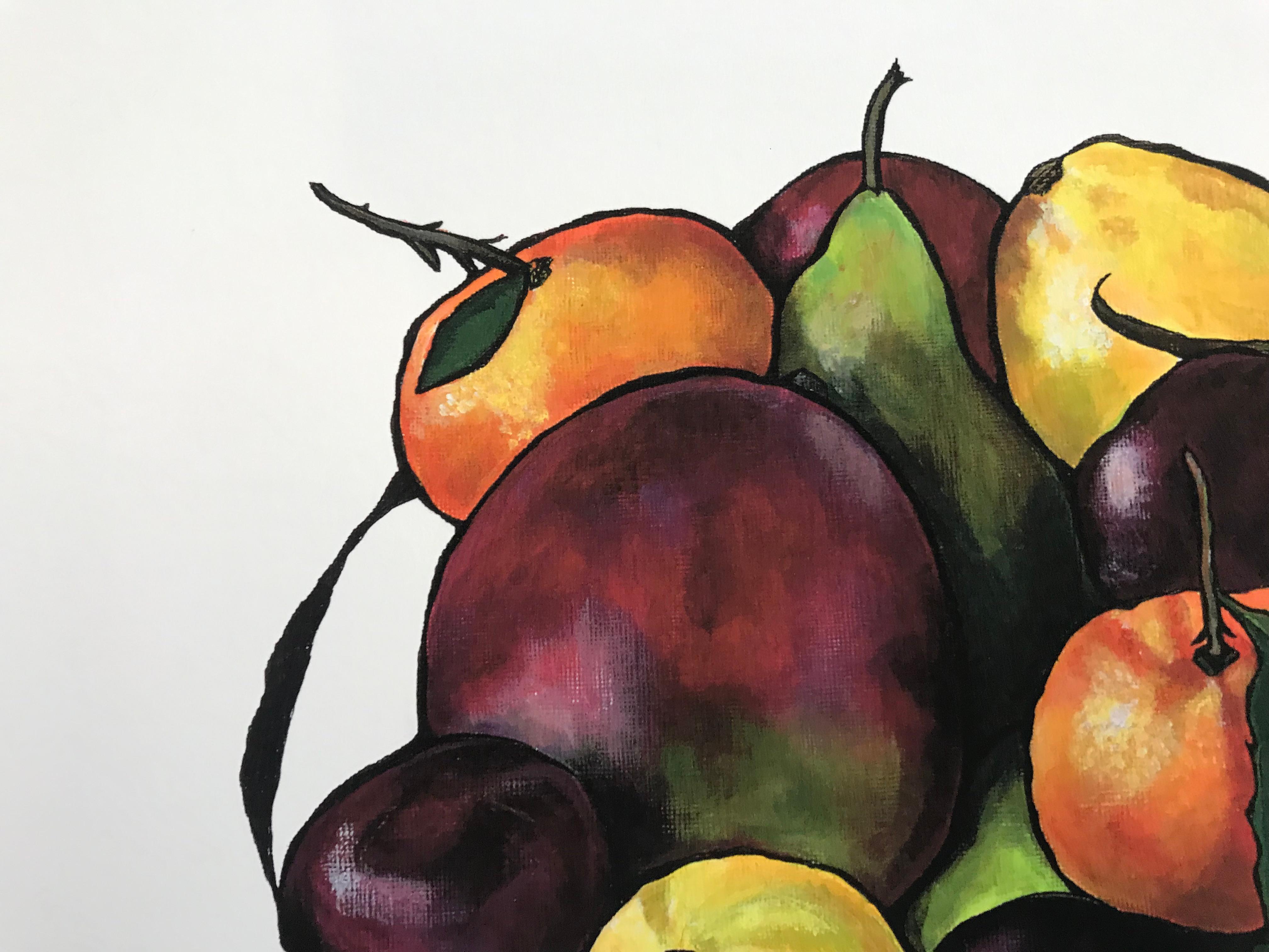 Abundance of Colour, Limited edition giclée print, Food art, Fruit, Bold colours For Sale 4