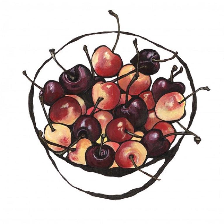 Lucy Routh, Cherries, Affordable limited edition prints