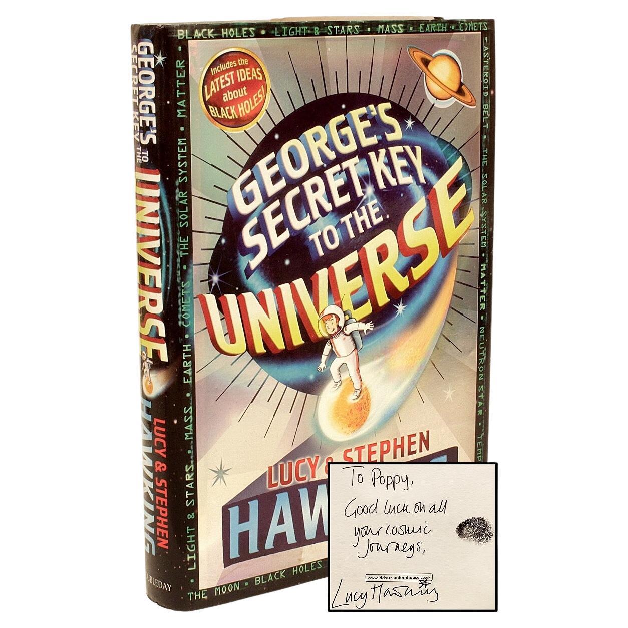 Lucy et Stephen Hawking. La clé secrète de George à l'Univers, 1ère édition, signée