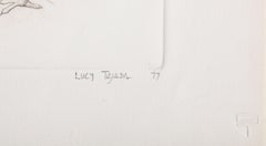 Atados, Signed Latin Acrylic Engraving by Lucy Tejada