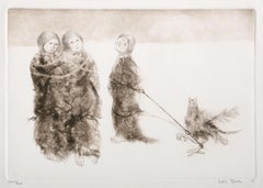 Atados, Signed Latin Acrylic Engraving by Lucy Tejada