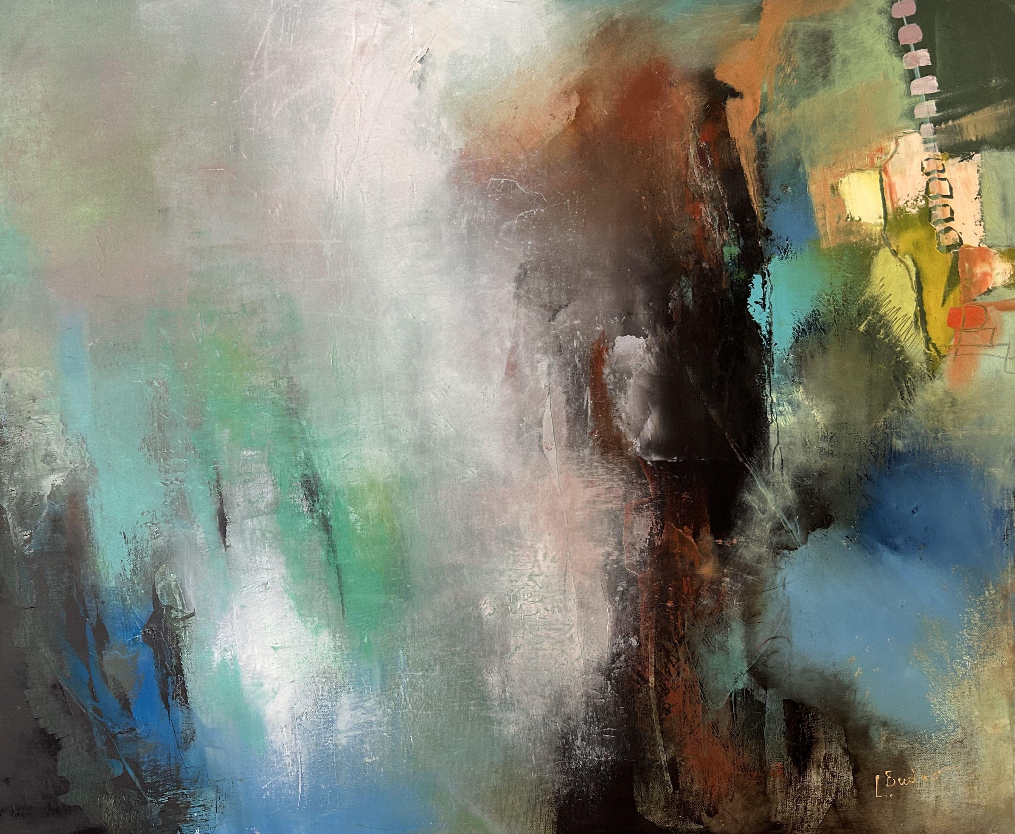 Cualquier cosa, Pintura, Óleo sobre lienzo - Painting de Ludmila Budanov